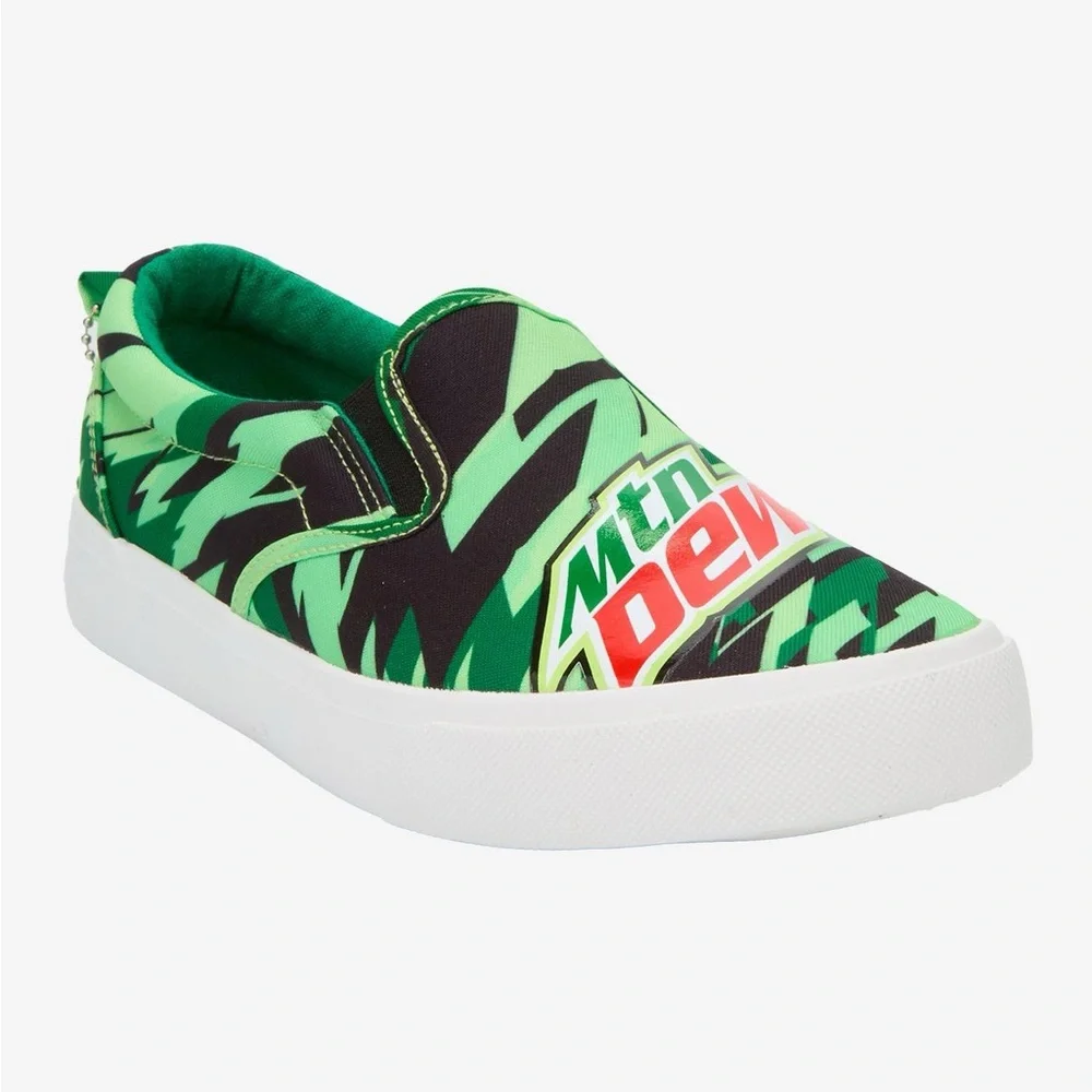 Mountain Dew Logo Slip-On Sneakers - Picture 2 of 5